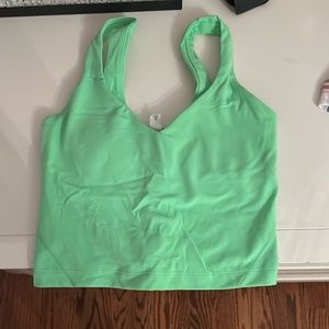lululemon scream green align tank